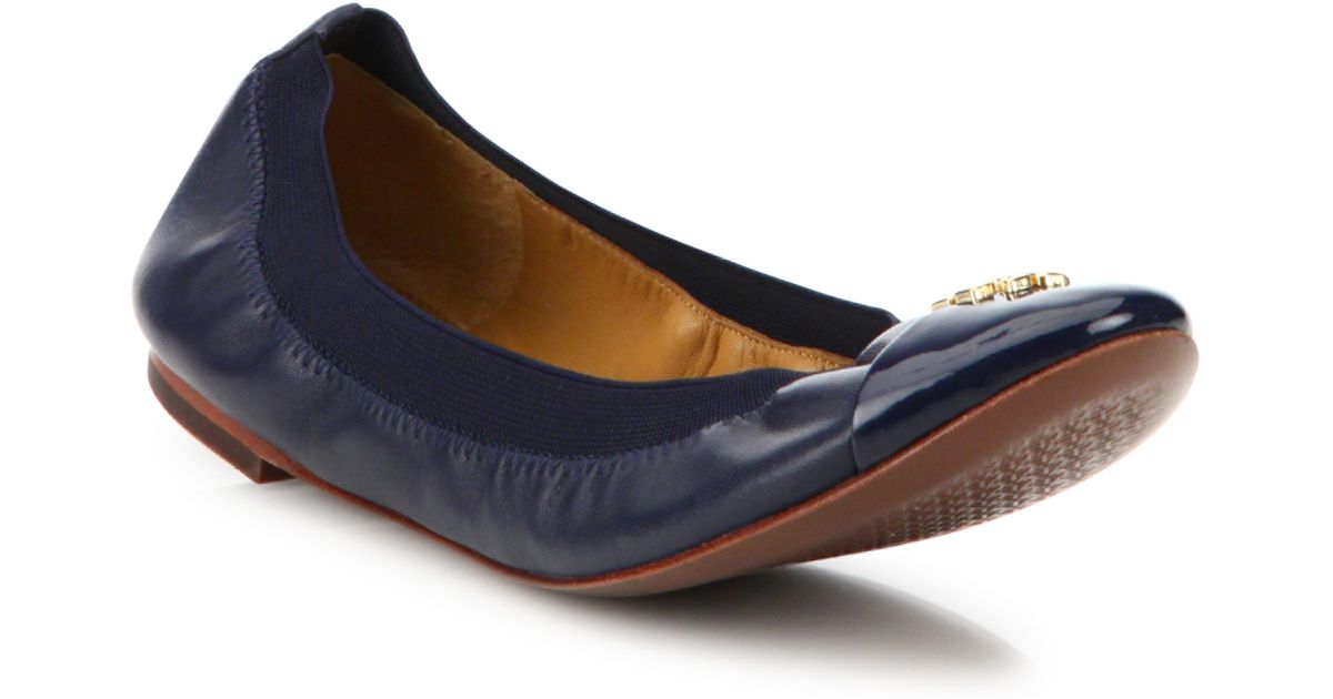 tory burch cap toe flats
