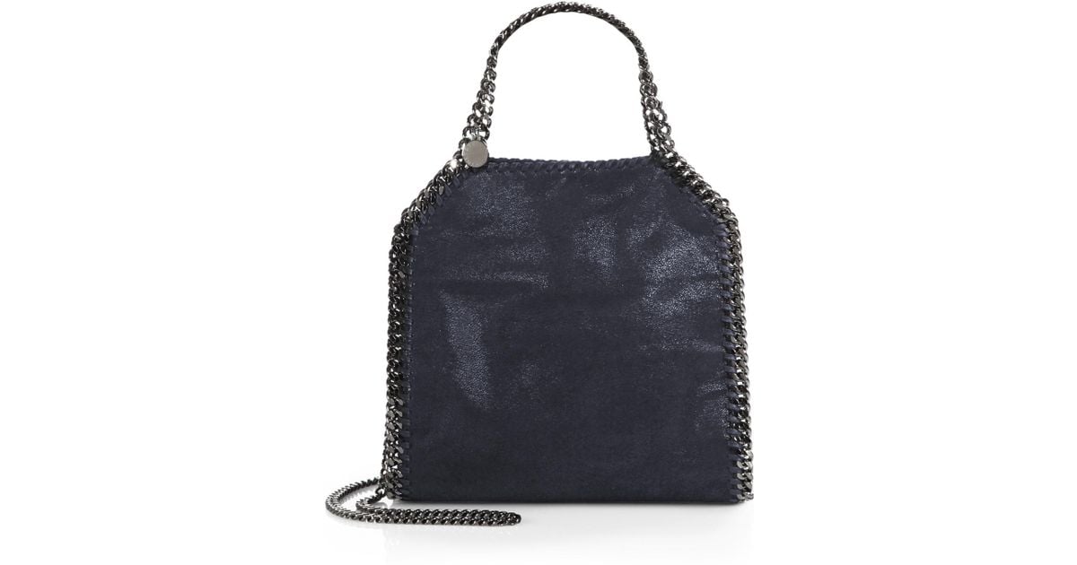 Stella mccartney Mini Baby Bella Shoulder Bag in Blue | Lyst