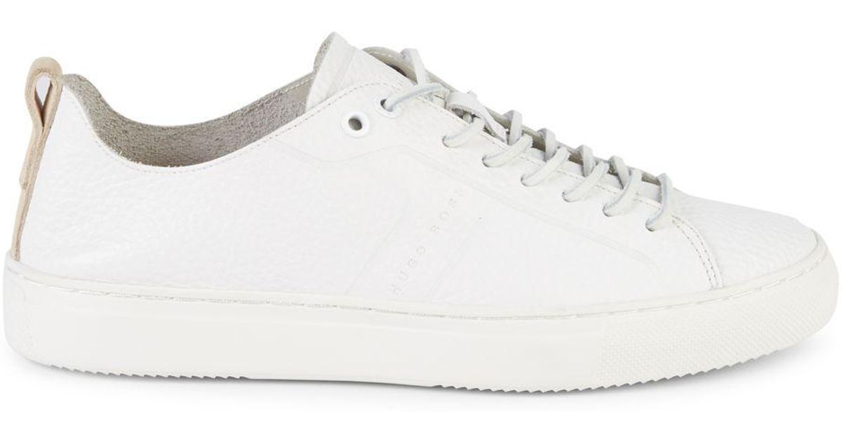 BOSS Enlight Tennis Shoes in White - Lyst