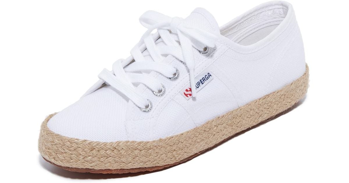 superga 2750 cotu classic plimsolls in white