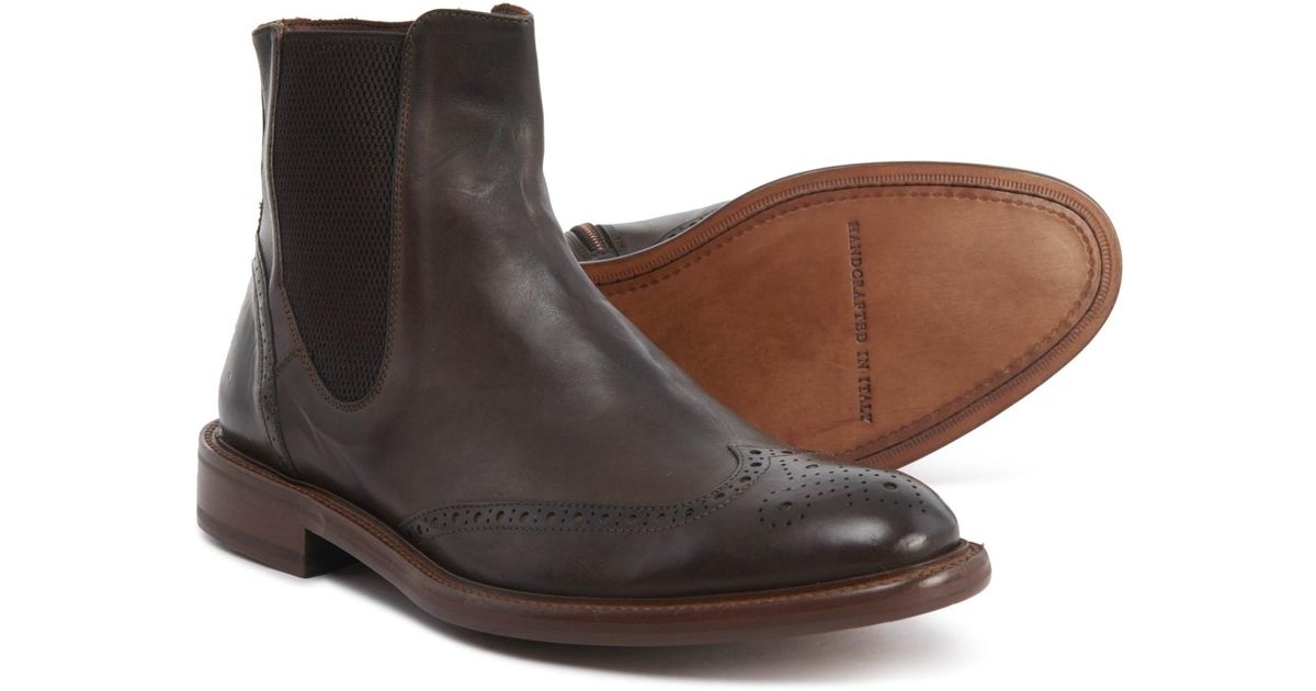 johnston & murphy cody wing tip zip boot