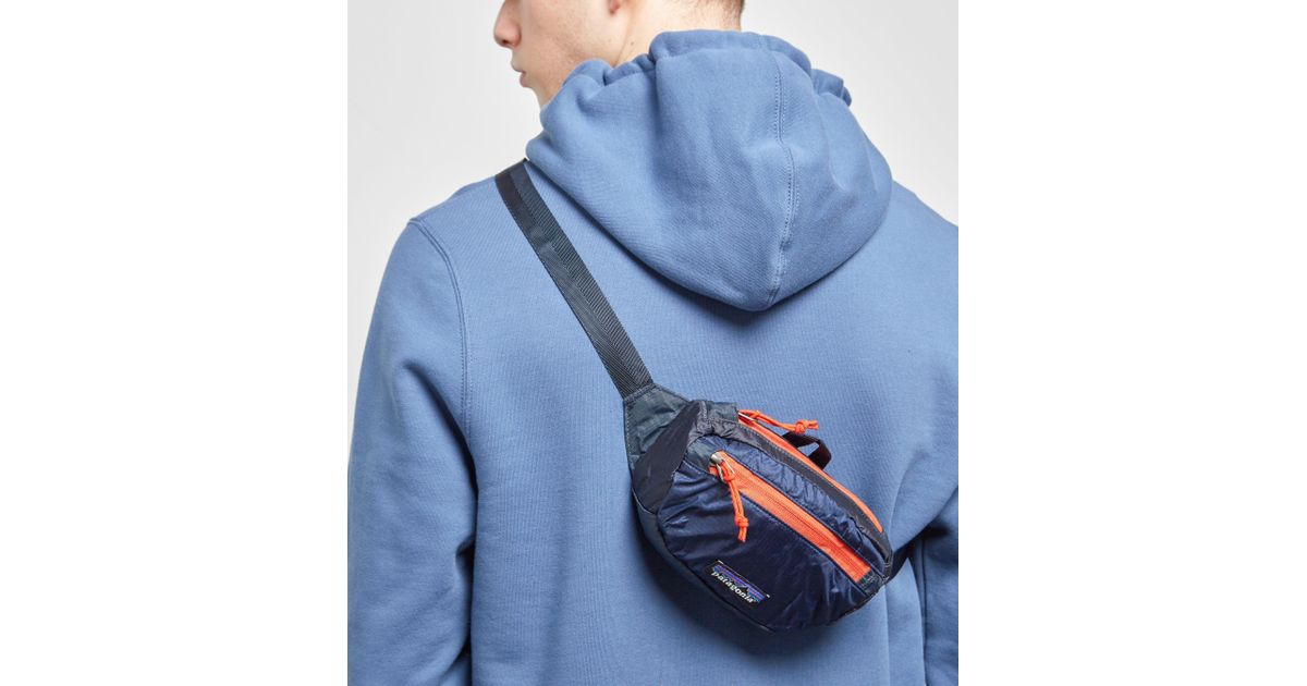 Patagonia Blue Lightweight Travel Mini Hip Pack 1l For Men