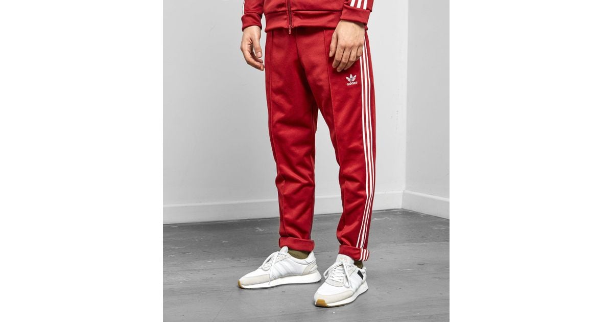 adidas Originals Beckenbauer Track Pants | Red | Training adidas Originals Beckenbauer Track Pants | Red | Training