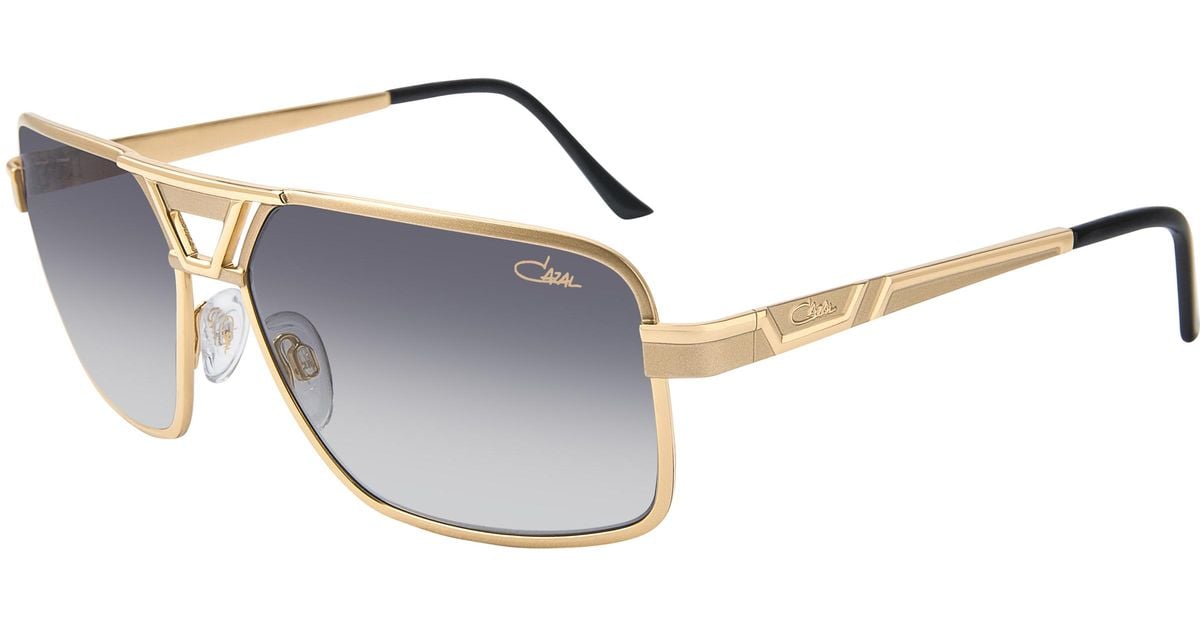 Cazal 9071 Rectangle Sunglasses in Metallic for Men - Lyst