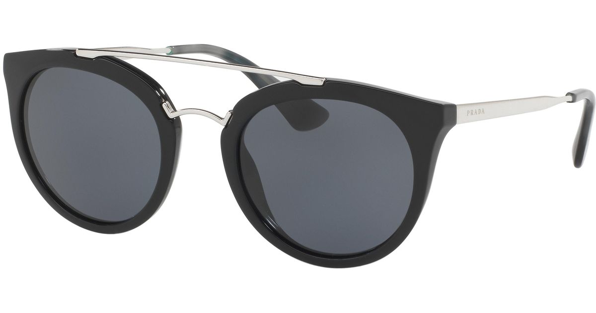 Prada 23ss Round Sunglasses in Gray - Lyst