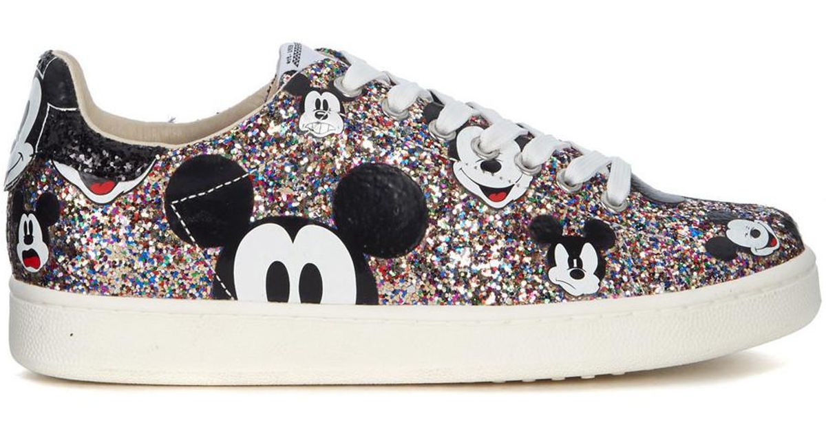 MOA Sneaker Moa Mickey  Mouse  In Glitter Multicolori Women 