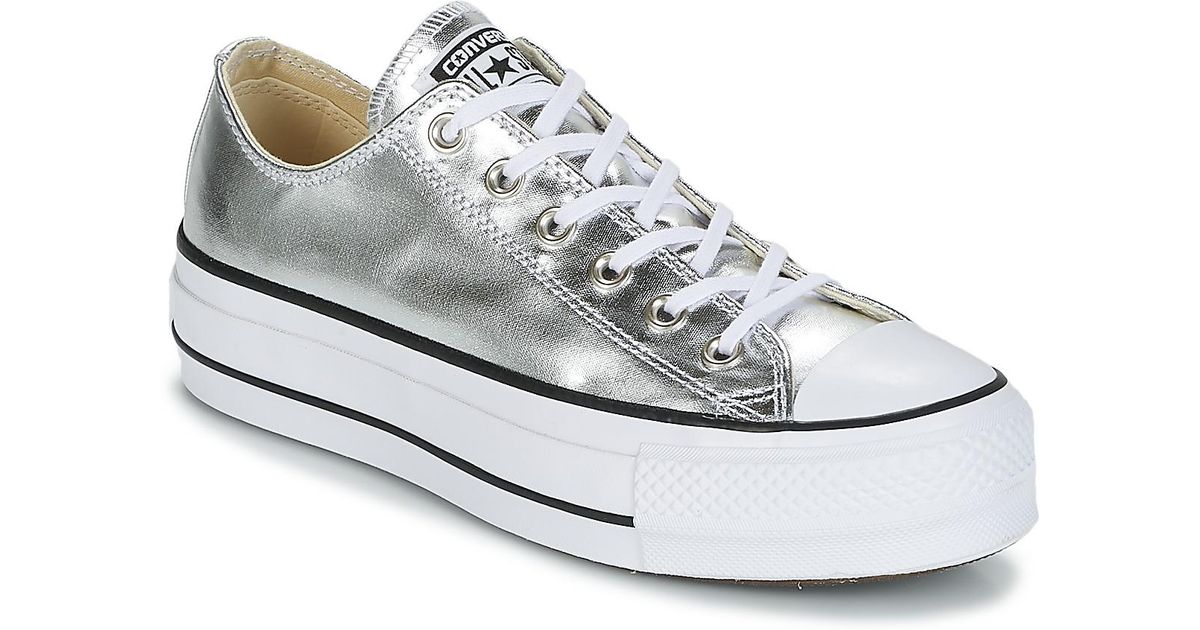 Converse Chuck Taylor All Star Lift Clean Ox Metallic Canvas Shoes (trainers) Converse Chuck Taylor All Star Lift Clean Ox Metallic Canvas Shoes (trainers)