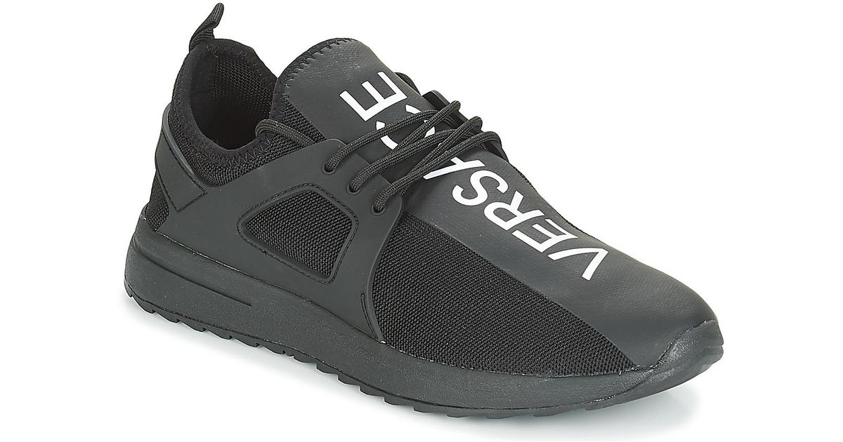 versace jeans trainers black