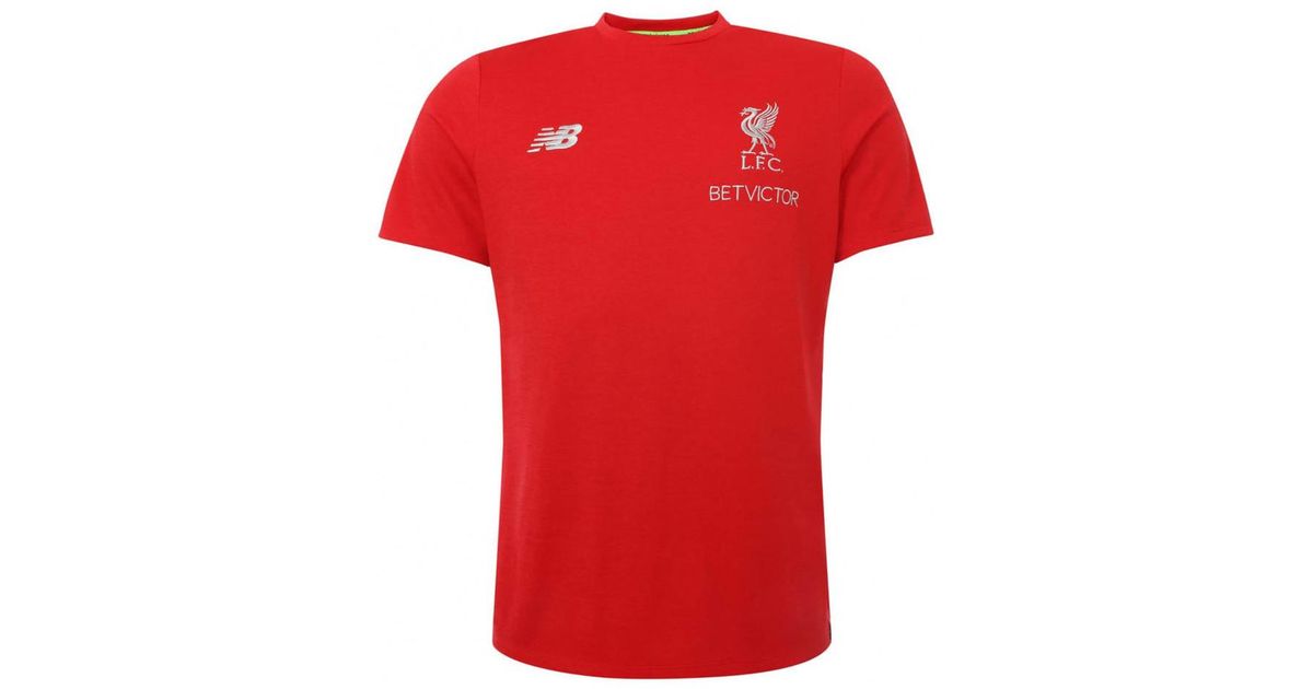 New Balance 2018 2019 Liverpool Elite Leisure Tee Men's T Shirt In Red for Men Lyst New Balance 2018 2019 Liverpool Elite Leisure Tee Men's T Shirt In Red for Men Lyst