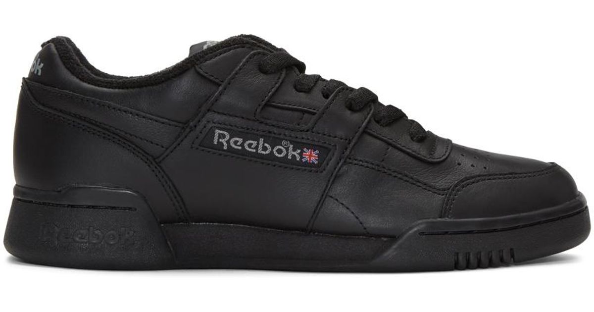 Reebok Black Vintage Workout Sneakers in Black for Men Lyst Reebok Black Vintage Workout Sneakers in Black for Men Lyst
