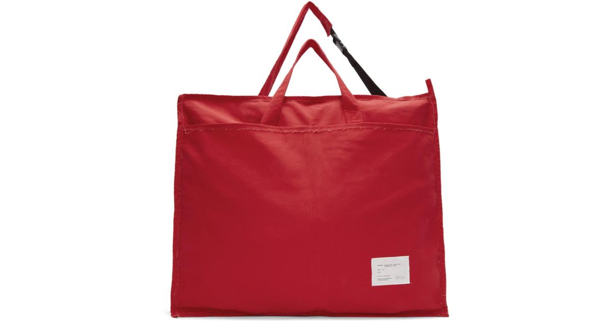 Lyst Camiel Fortgens Red Oversized Laundry Bag In For Men