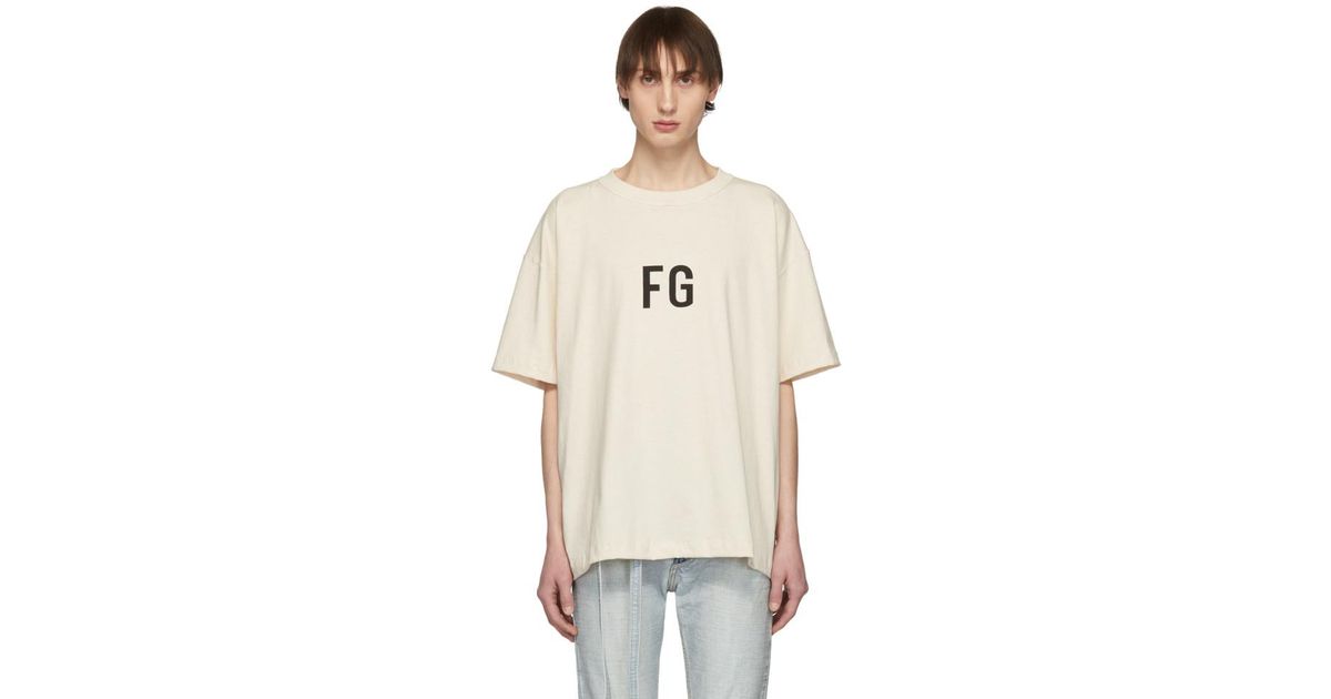 fear of god white t shirt