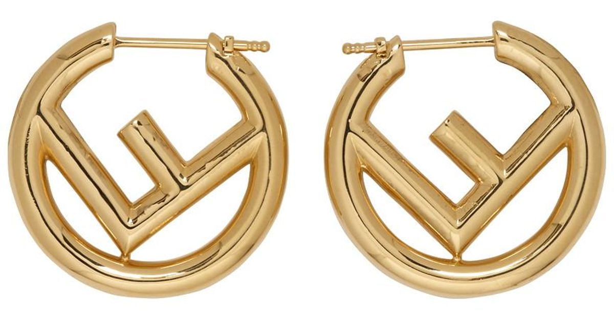 small fendi hoops