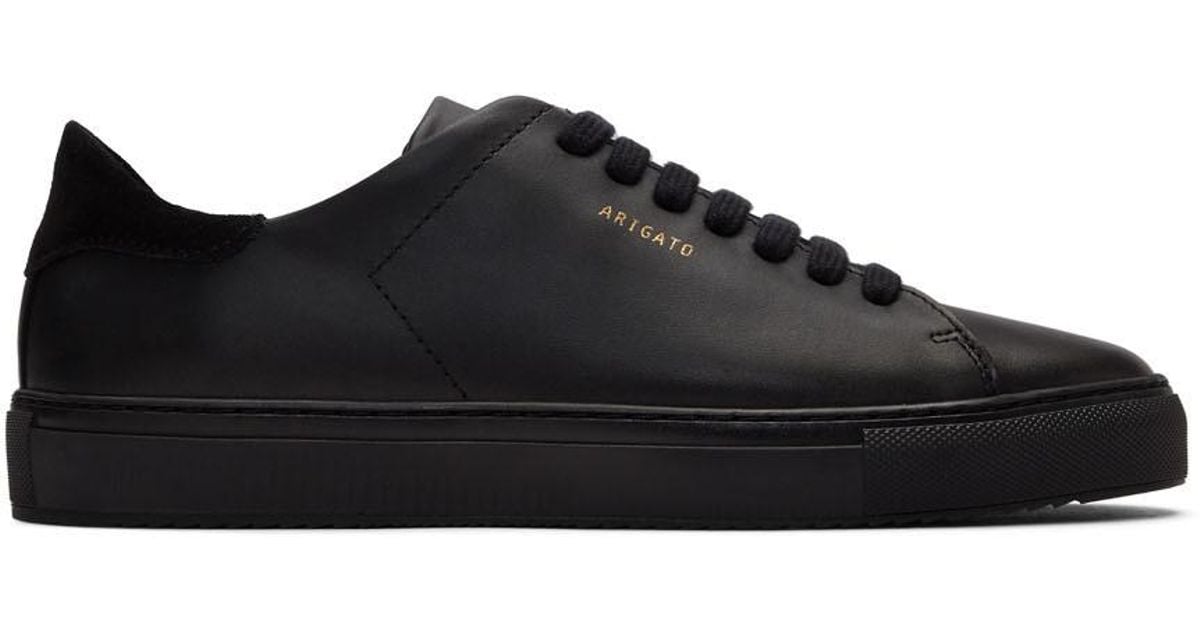 Axel Arigato Leather Black Clean 90 Sneakers for Men - Lyst