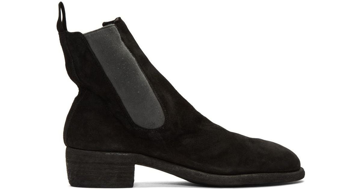 Latest Offers Guidi Black Suede Chelsea Boots Men Latest Offers Guidi Black Suede Chelsea Boots Men