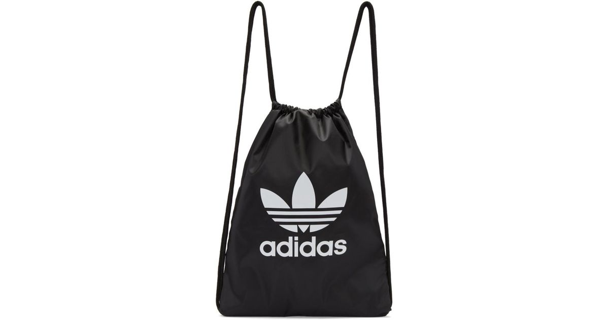 A Originals Gym Dos Trefoil Sac Adidas Lyst Noir Coloris En xQodCBreW