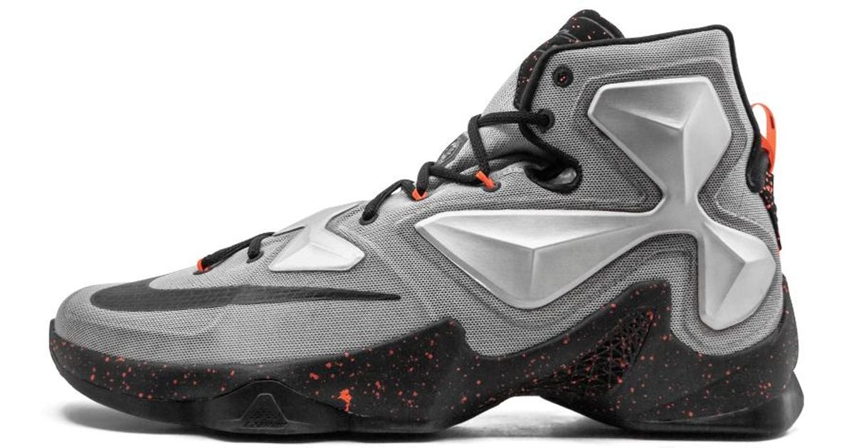 lebron 13 low metallic silver
