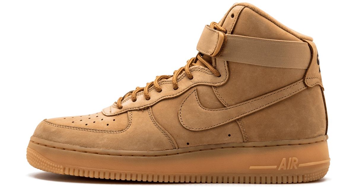 Nike Leather Air Force 1 High 07 Lv8 Wb Shoes - Size 11 in 9.5 (Brown ...