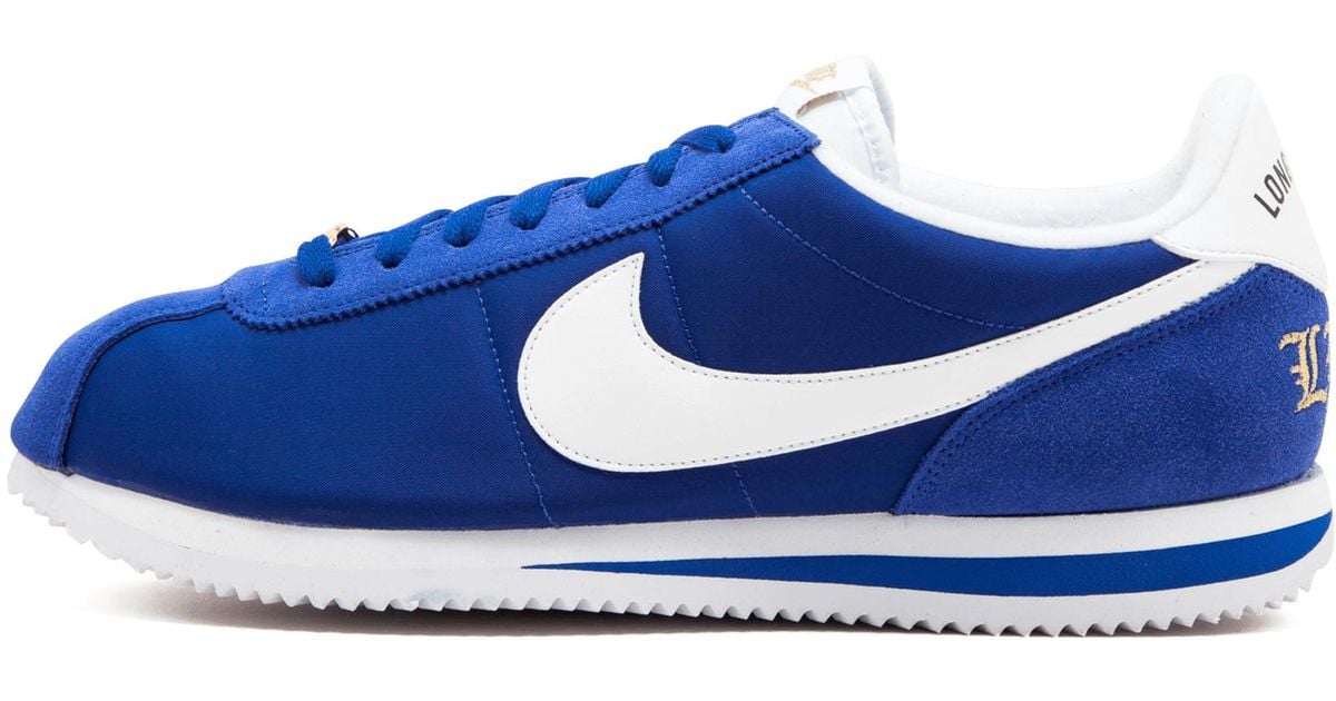 nike cortez basic nylon 06 midnight navy white
