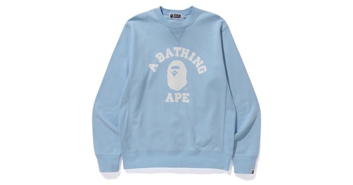 a bathing ape crewneck sweaters