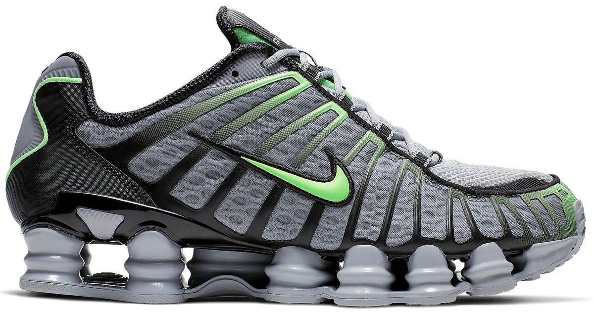 nike shox tl lime blast