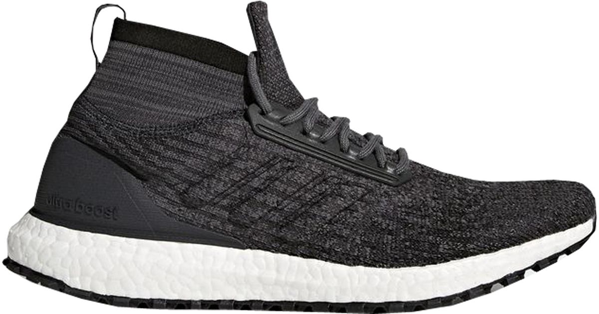 adidas Ultra Boost Atr Mid Grey Black for Men - Lyst