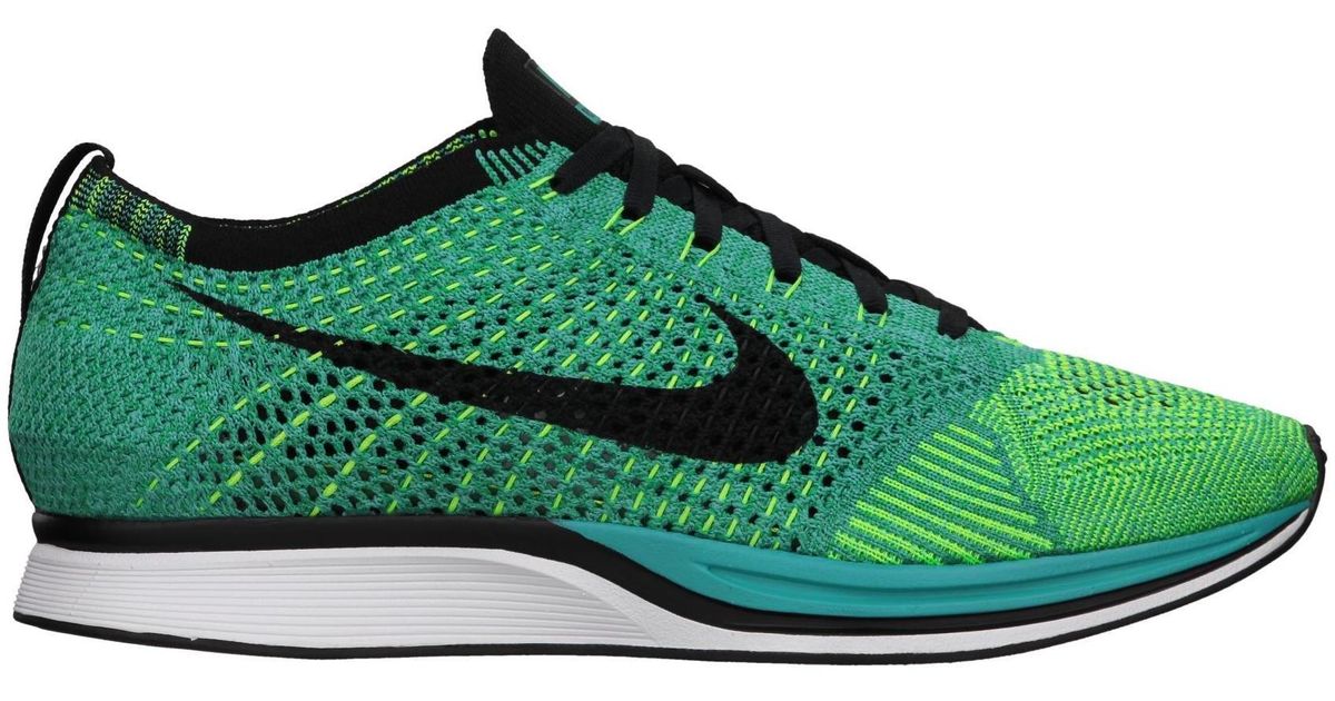 flyknit racer turquoise