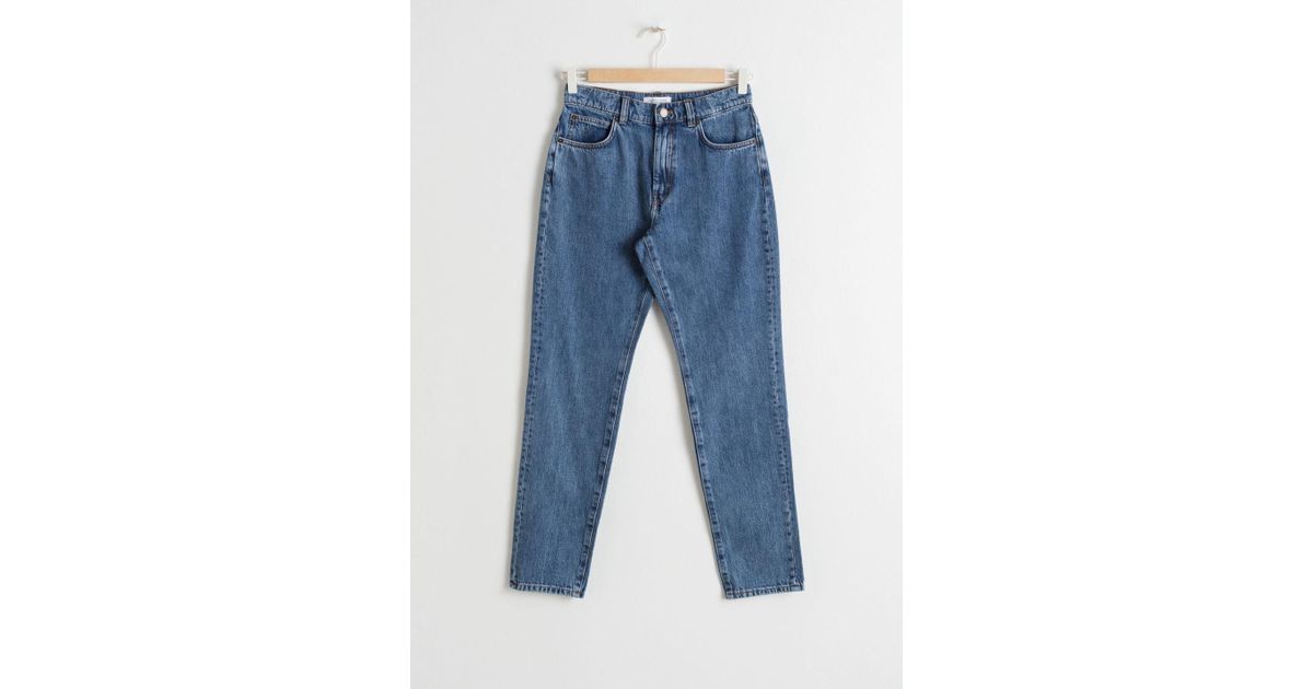 & Other Stories Denim Slim High Rise Jeans in Blue - Save 34% - Lyst