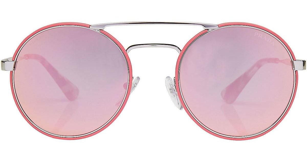 prada round sunglasses