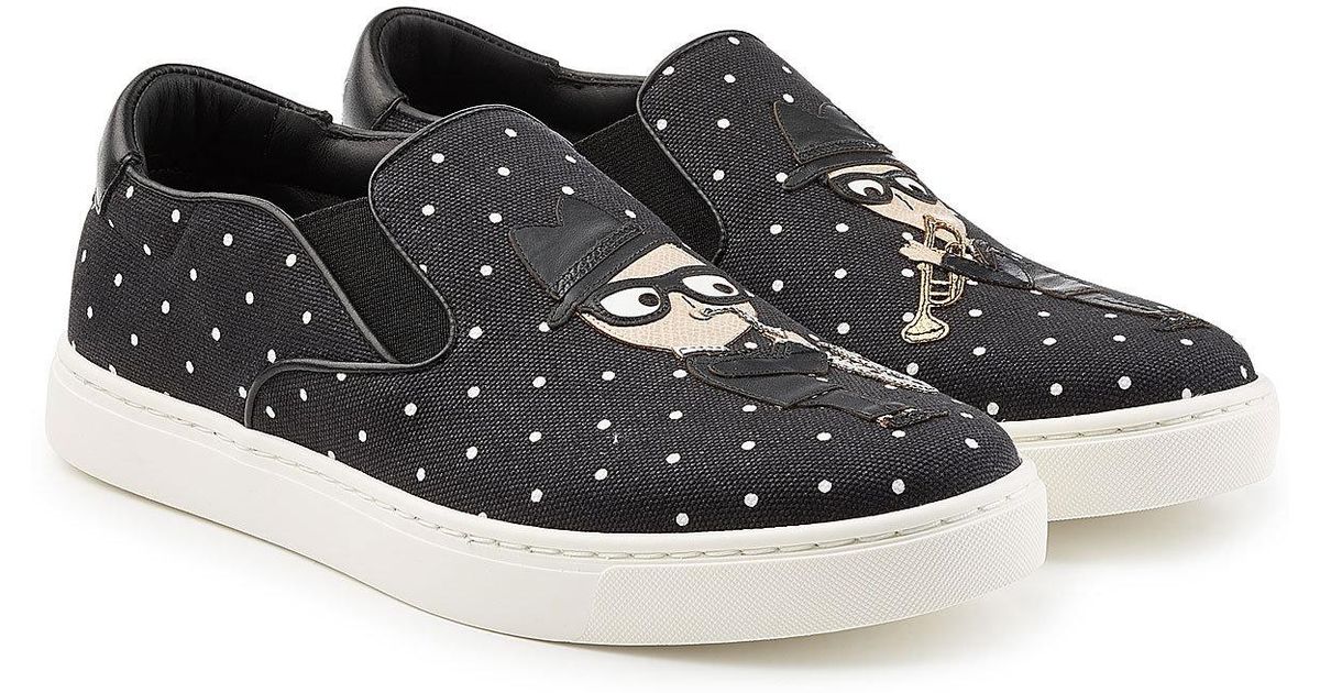 dolce gabbana slip ons