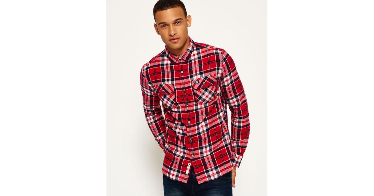 red lumberjack shirt pattern wow