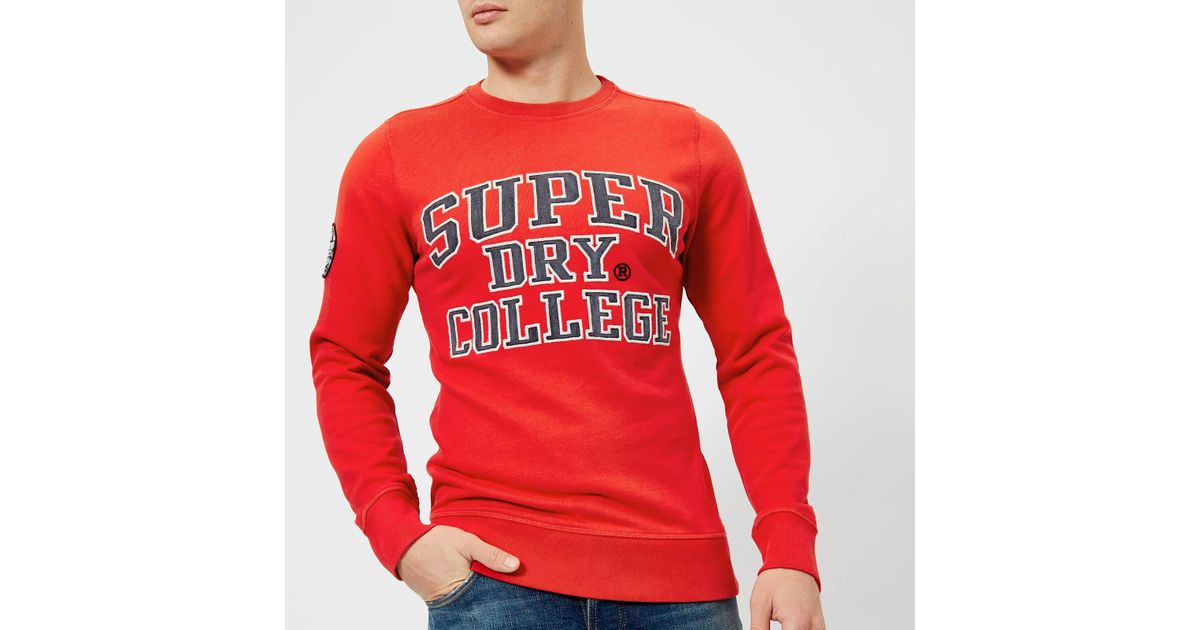 Superdry Herren Upstate Wash Crew Sweat Kapuzenpullover