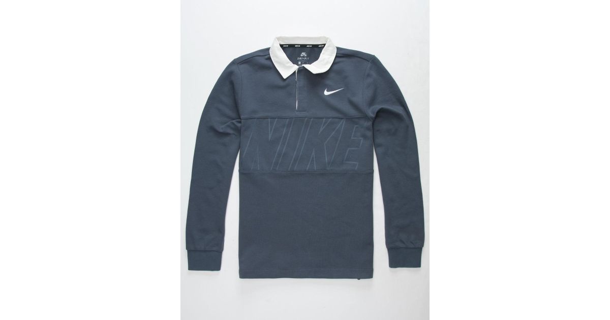nike men's long sleeve polo shirts