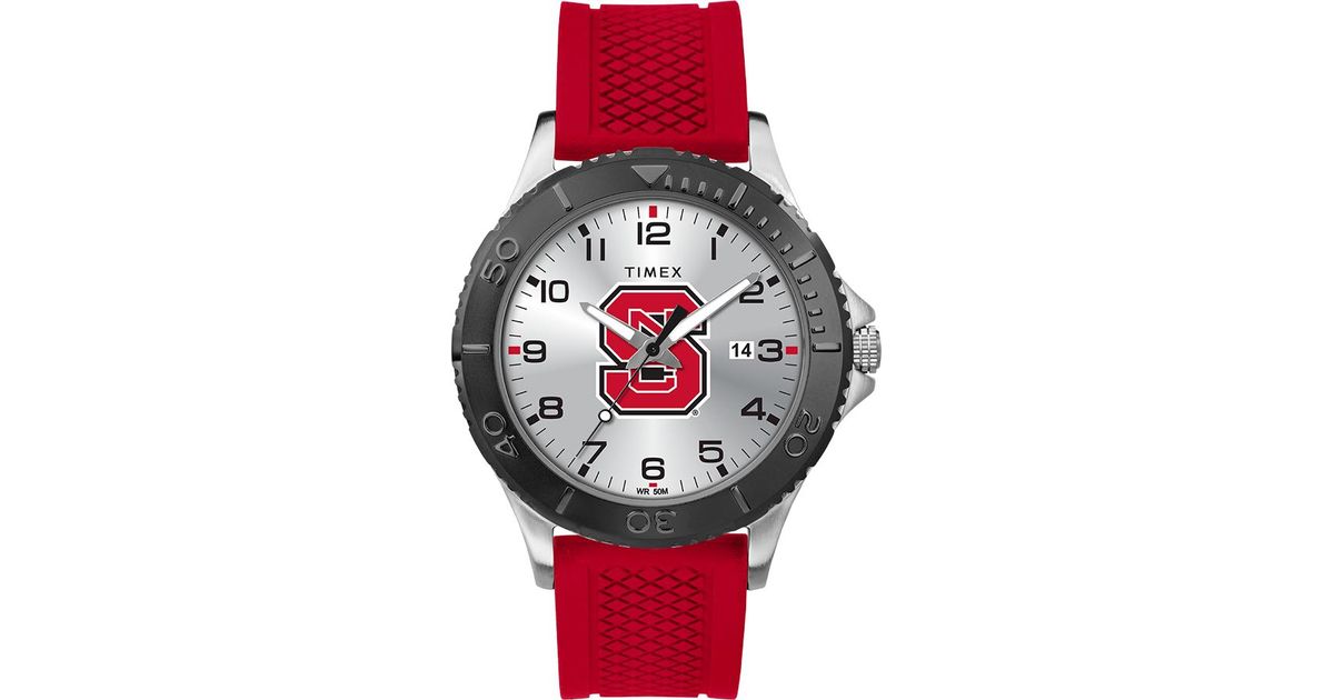 red timex watch