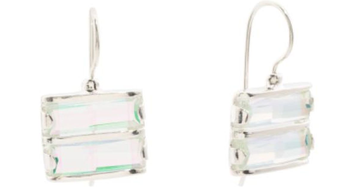 Lyst Tj Ma Made In Israel Sterling Silver Rainbow Quartz Lyst Tj Ma Made In Israel Sterling Silver Rainbow Quartz Earrings Metallic
