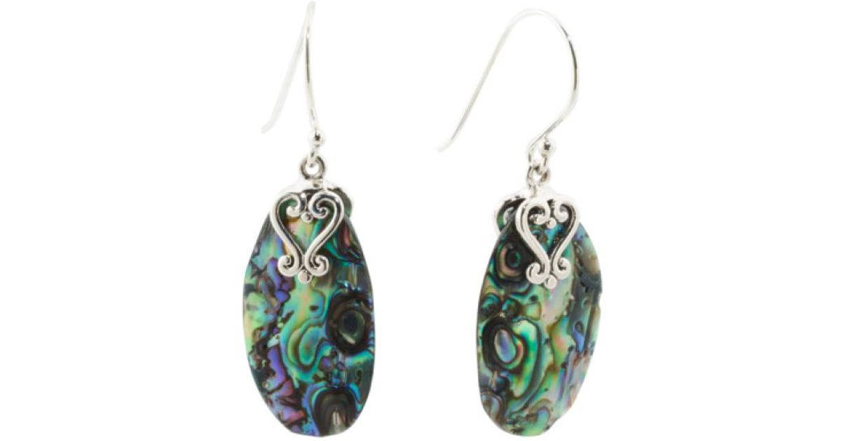 Lyst Tj Ma Made In Thailand Sterling Silver Abalone Earrings