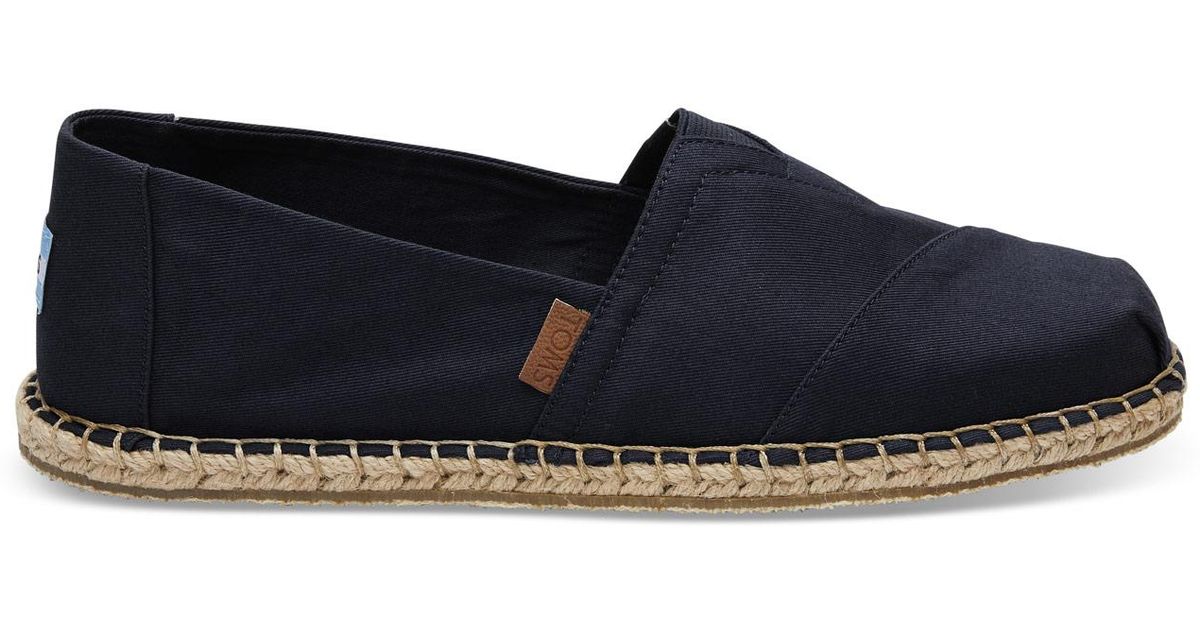 lyst toms black canvas