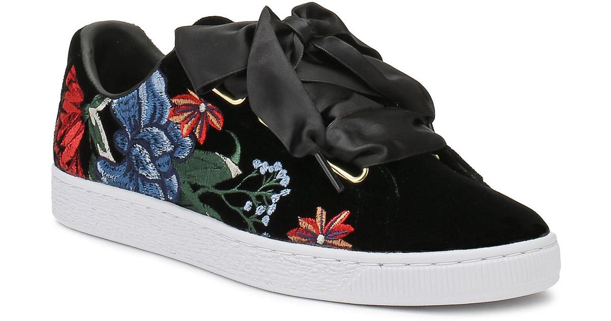 puma basket heart hyper embroidery pour femme puma basket heart hyper embroidery pour femme