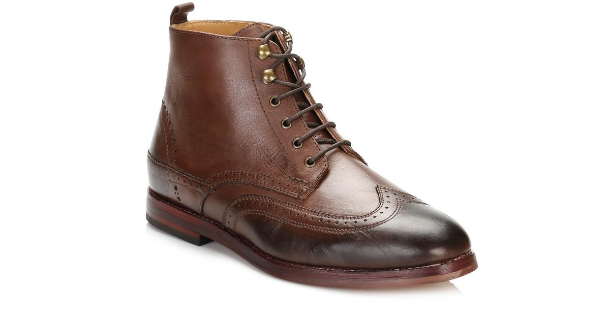Lyst - Hudson Mens Brown Penley Boots in Brown for Men