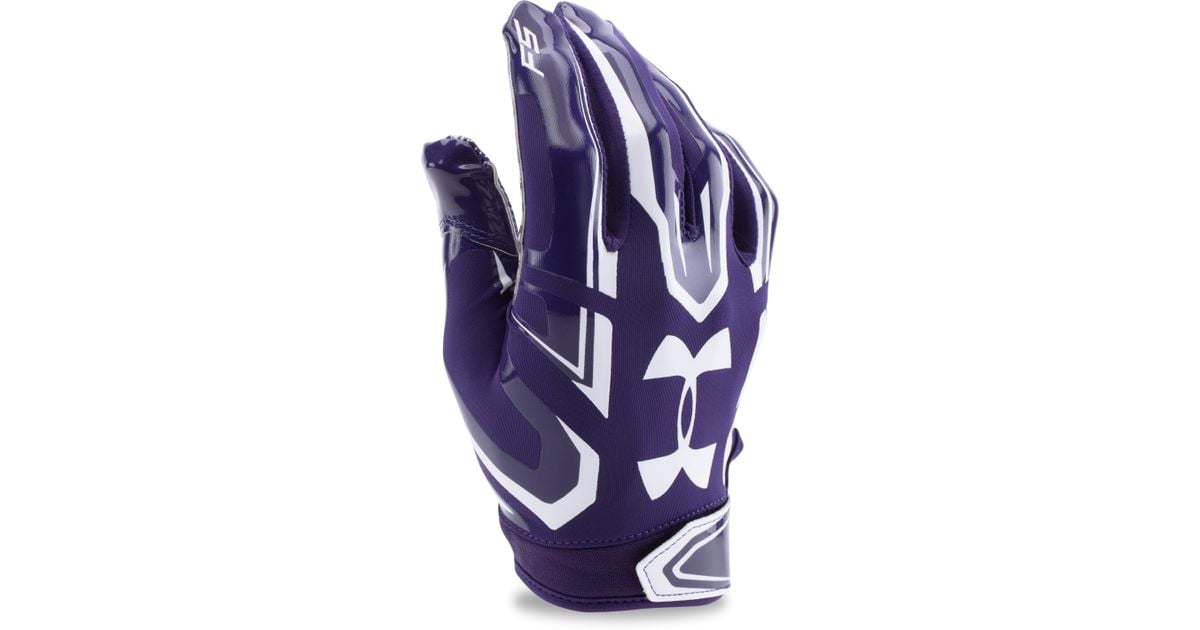 Lyst Under Armour Men's Ua F5 Football Gloves in Purple for Men