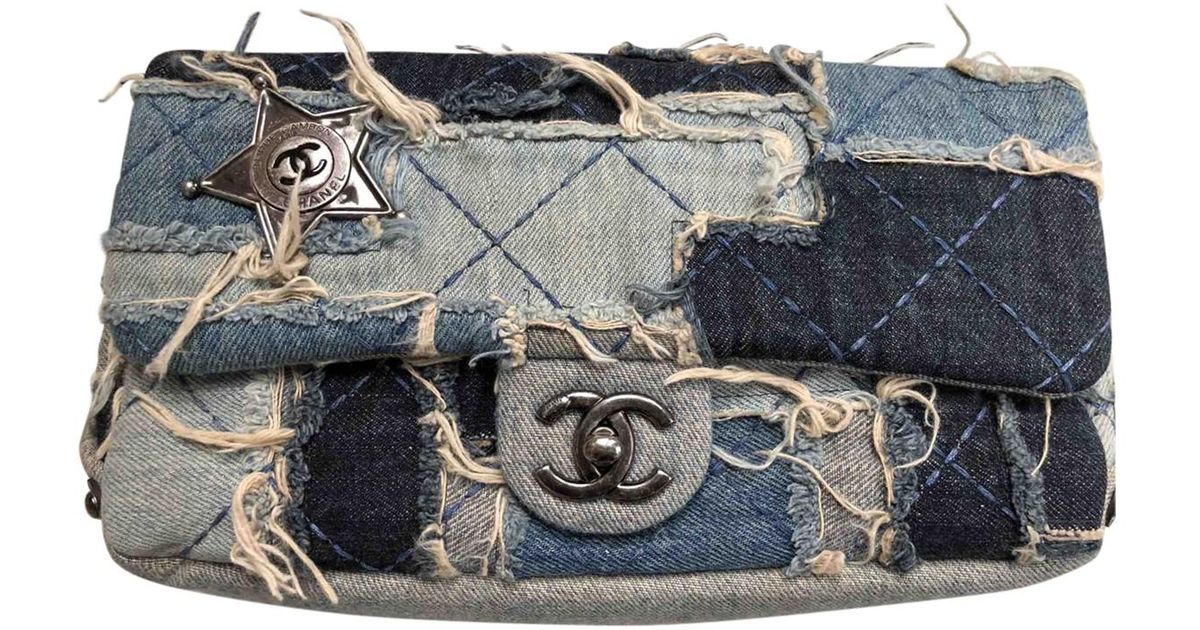 Lyst Chanel Timeless Handbag In Blue