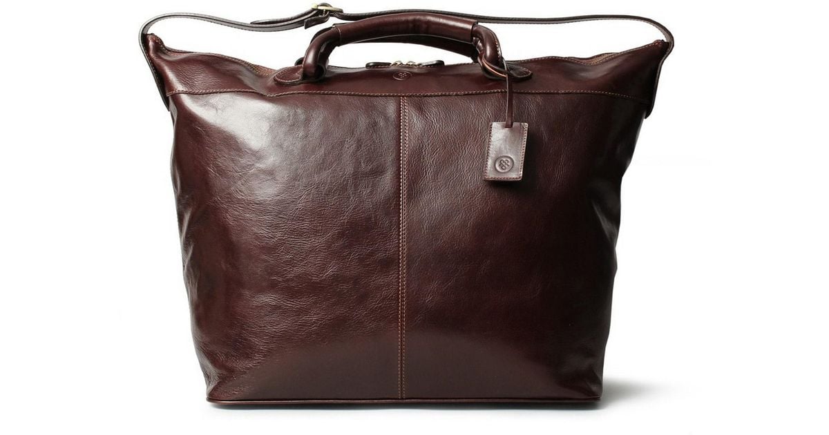 Lyst Maxwell Scott Bags Luxury Italian Leather Travel Duffle Bag Lyst Maxwell Scott Bags Luxury Italian Leather Travel Duffle Bag Fabrizio Dark Chocolate Brown In