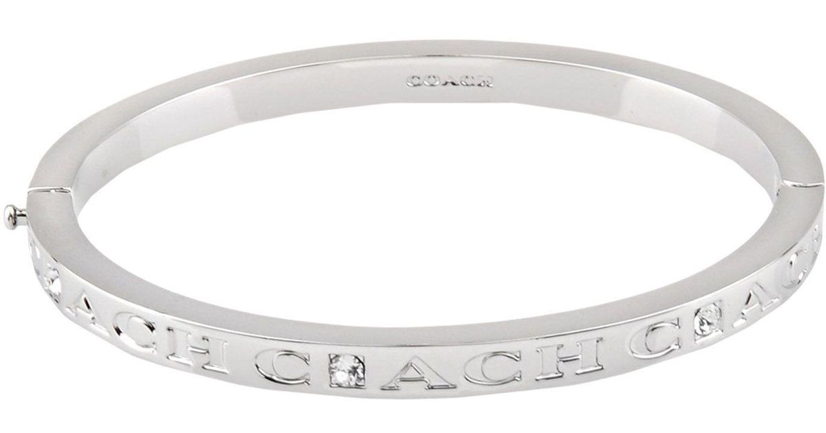 Lyst Coach Bracelet In Metallic