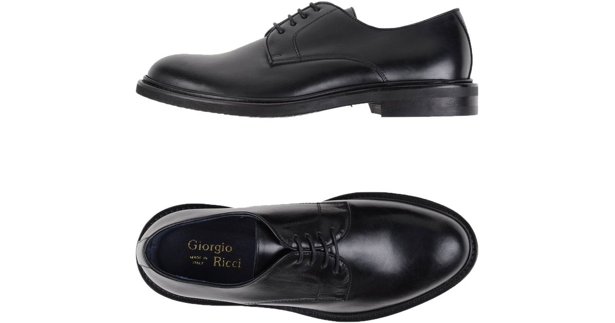 Lyst Ricci Laceup Shoe in Black for Men