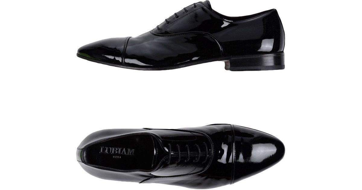 LUBIAM Laced shoes Black Men LUBIAM Laced shoes Black Men