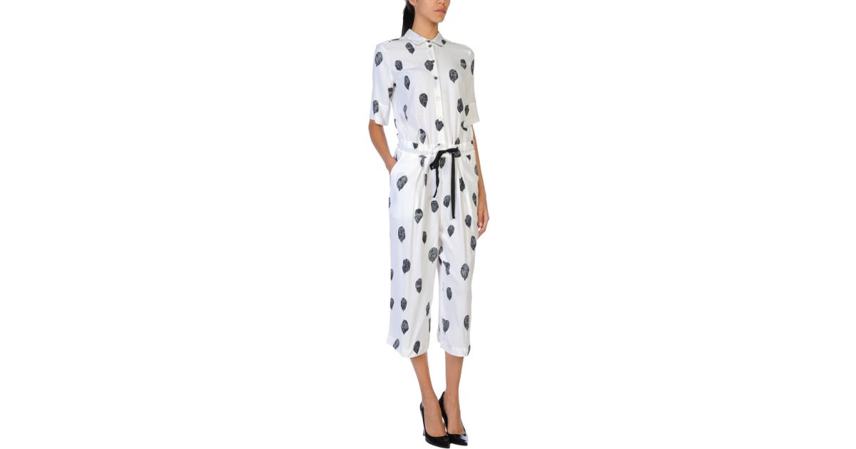 dress barn white jumpsuits