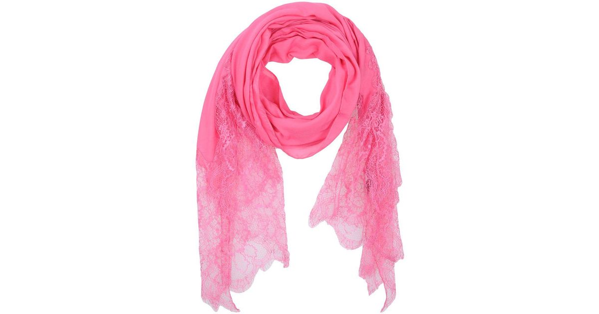 Valentino Scarf in Pink | Lyst