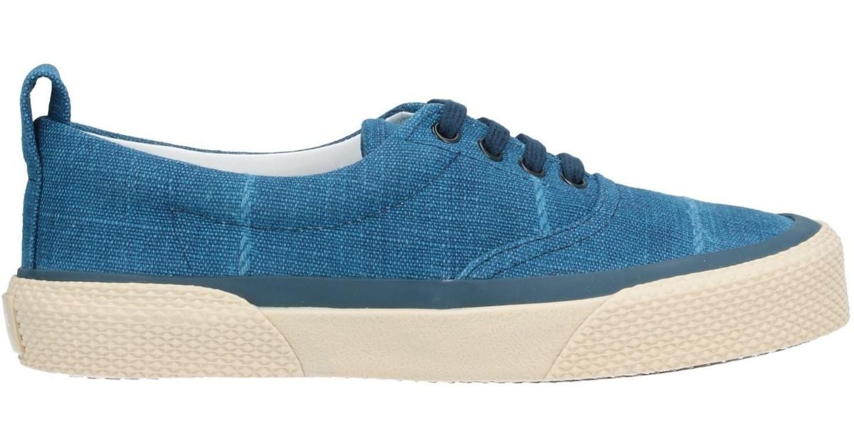 Céline Canvas Lowtops & Sneakers in Blue Lyst