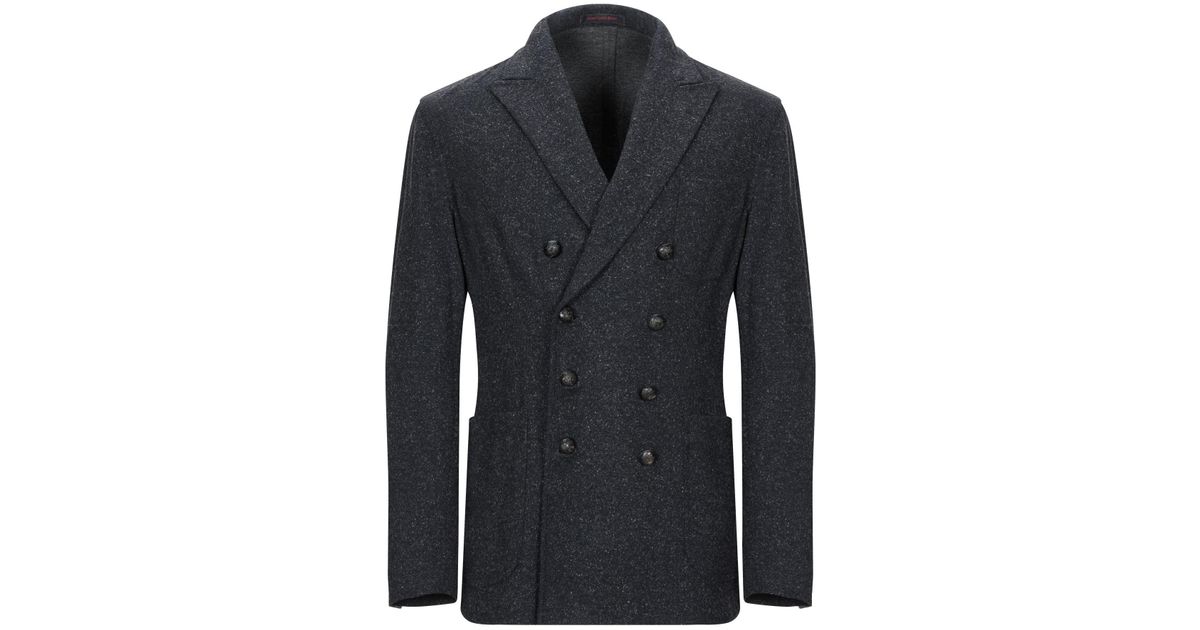 The Gigi Flannel Blazer in Steel Grey (Gray) for Men - Lyst