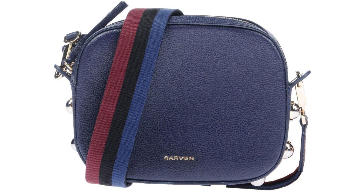 Carven Handbag In Blue Lyst